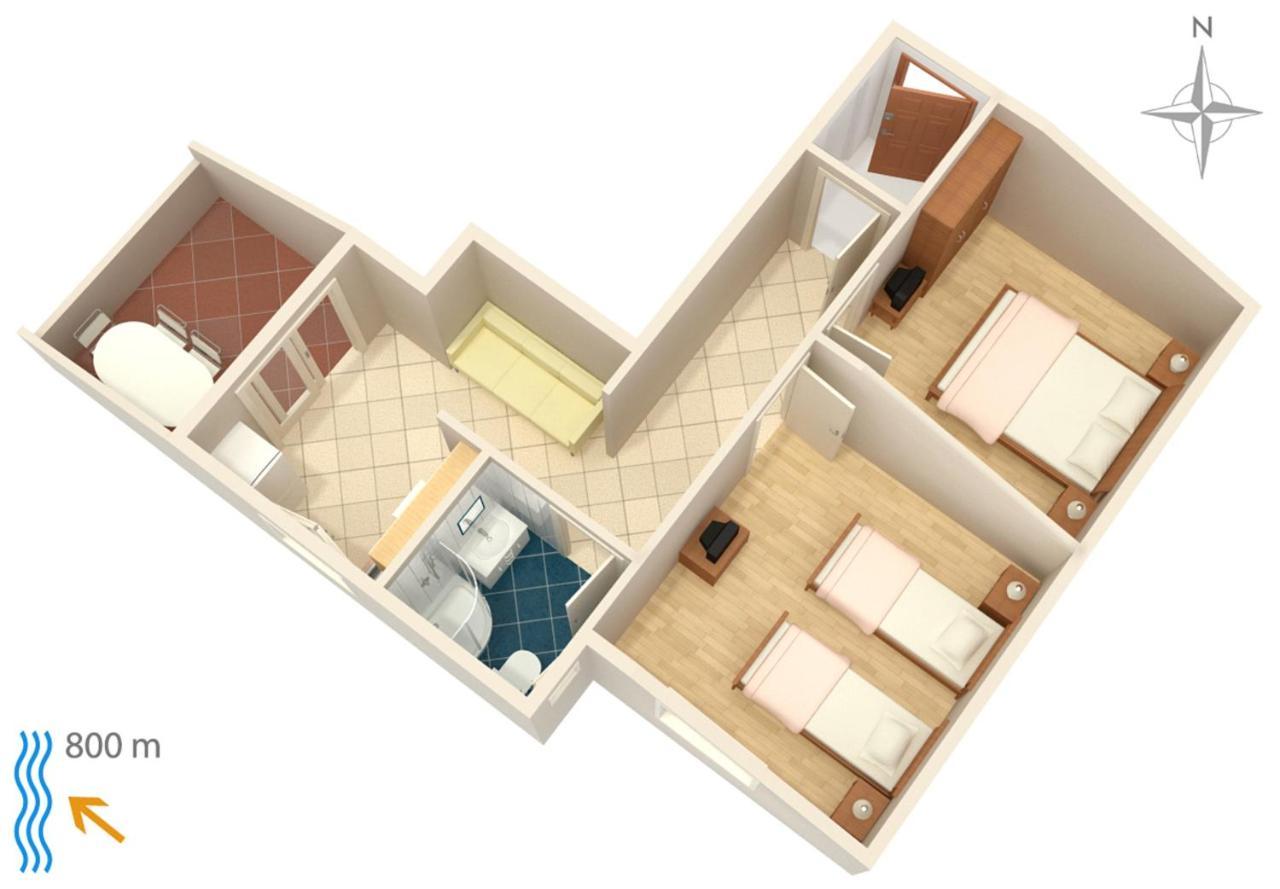 Apartments And Rooms With Parking Space Njivice, Krk - 5458 Buitenkant foto